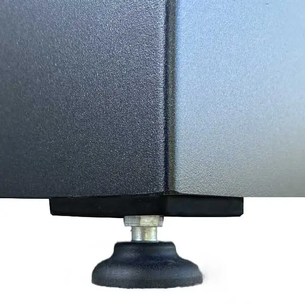 PIEDINO GUFO REGOLABILE SU BASE DECENTRATA