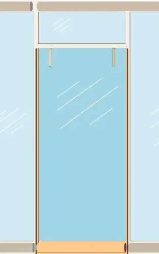 Larghezza 100 cm Altezza 220 cm